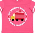 thumbnail image 4 of Inktastic Grandma Loves Me Valentine Truck Kids Boys or Girls Toddler T-Shirt, 4 of 5