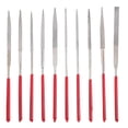 thumbnail image 4 of Shisuyan 10pcs Needle File Set: Mini Metal Small Hand File Tools Set Includes Round Flat Square Triangular For Detail And Precise Work Metal Woodworking, 4 of 8