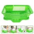 thumbnail image 2 of Dish Drying Rack for Kitchen Counter - Large Dish Rack with Drainboard, Rustproof Dish Drainer with Utensil Holder for Sink Plastic Bowl Rack for Storage Single Layer Bowl Rack, 2 of 9