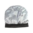 thumbnail image 2 of American Notions Satin Lined Silk Sleep Cap, Slouchy, Yoga Beanie, Chemo Hat, for Teens, Adults(Black), 2 of 2