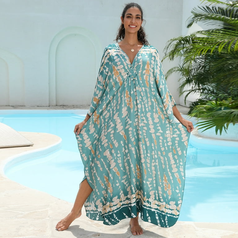 Women's Plus Size Kaftan Dress – Plus Size Maxi Dress Moo Moos