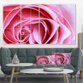 thumbnail image 1 of Fleur Rose avec Arrangement en Spirale - Impression sur Toile Florale, 1 of 4