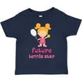 thumbnail image 3 of Inktastic Future Tennis Star Girl Girls Toddler T-Shirt, 3 of 5