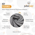 thumbnail image 5 of PAWPUP Dog Towel Super Absorbent Quick Drying Super Soft Microfiber Pet Towel for Dogs, Cats and Other Pets (55 x 28 Inches, Grey), 5 of 7