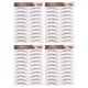 thumbnail image 2 of 4 unidades de pegatinas postizas para cejas 6D con apariencia de cabello para niña, 2 of 7