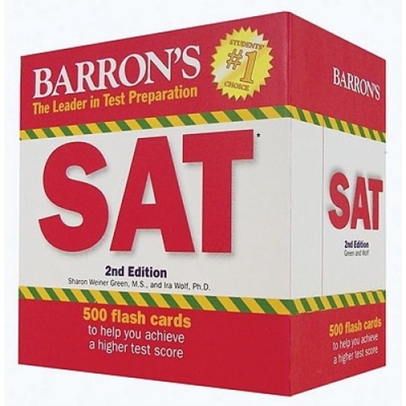 Barron's Cartes Flash SAT, 2ème Édition