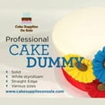 thumbnail image 5 of Cake S.O.S Foam Cake Dummy, Round, 9 in Diameter x 3 in Height, 5 of 7