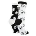 thumbnail image 2 of OoohYeah Womens Novelty Funny Crew Socks, Colorful Cotton Dress Socks, Dark Side, 2 of 2