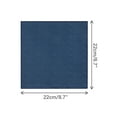thumbnail image 2 of INSPIRE CHIC Men's Herringbone Textured Pocket Squares with Trim for Suits Formal Navy Blue One Size, 2 of 4