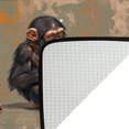 thumbnail image 4 of Monkey Rug & Home Decor-Cool Gorilla Black Area Rugs-Animal Monkey Rug Carpet Durable & Non-Slip Modern Rugs for Living Room Bedroom Man Cave Decorative-X89NQ, 4 of 7