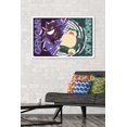 thumbnail image 2 of Pokemon - Gengar Snorlax Battle Wall Poster, 22.375" x 34" Framed, 2 of 6