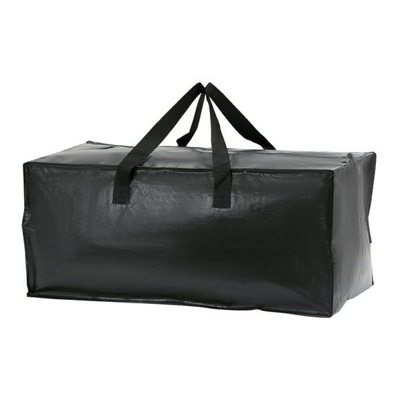 Unique Bargains Clothes Storage Moving Bags for Closet Organizers Black 29x13x14.5in