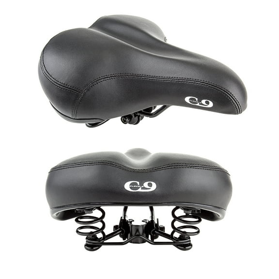 Cloud-9 Unisex Suspension Bicycle Comfort Seat Gel Plus Springs Cruiser Black