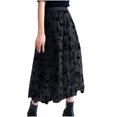 thumbnail image 2 of Women 's Tulle Midi Skirt Dot Elastic Waist Mesh Tutu Skirt Solid Color Fairy A-line Skirt Party Clubwear Women's Tulle Party Evening Tutu Skirts, 2 of 6