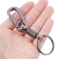 thumbnail image 5 of Heavy Duty Belt Key Clip Pants Key Ring Retractable Gourd Buckle Keyring Anti Lost Carabiner Keychain Replacement, 5 of 6
