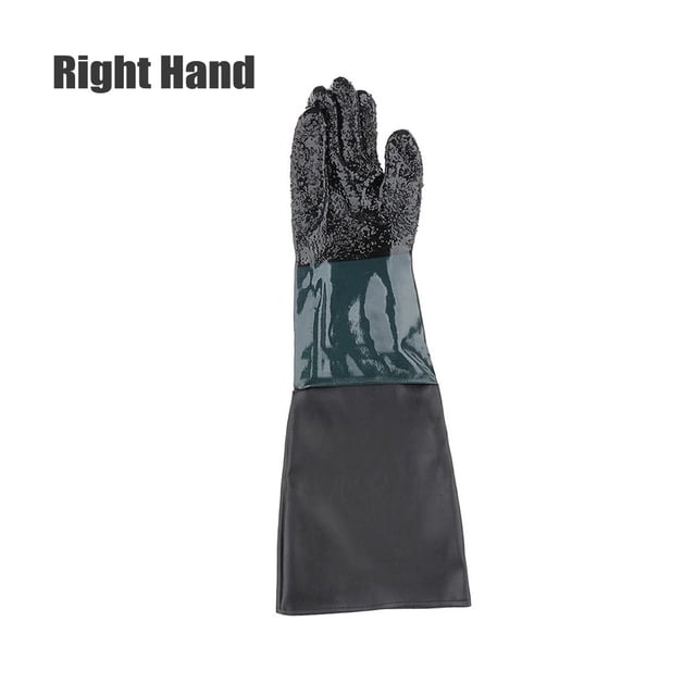 Sandblasting Gloves 23.6×11.8Inch Work Gloves For Sandblaster Sand Blast Cabinet