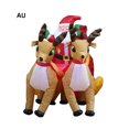 thumbnail image 3 of Papá Noel inflable de 72 pies FLhrweasw para jardín al aire libre Navidad, 3 of 7