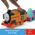 thumbnail image 3 of Thomas & Friends Talking Nia Toy Train, Motorized Engine with Phrases & Sounds, 4 Pieces, 3 of 7