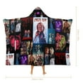 thumbnail image 2 of Bride of Chucky Wearable Blankets Hooded Soft Hoodie Blanket Winter Warm Throw Blankets Cape 60"x80", 2 of 8