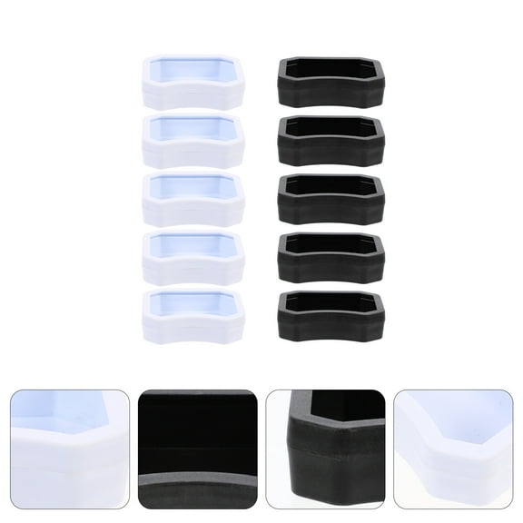 10Pcs Reptile Lizard Turtle Gecko Water Bowl Food Worm Feeding Dish Plastic Bowl
