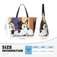thumbnail image 3 of Lsque Bluey Beach Travel Bag - Water-Resistant, Large Capacity Lightweight Tote with 7 Pockets for Women and Men - Perfect for Beach, Pool, Gym, and Travel, 3 of 6