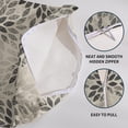 thumbnail image 5 of Dahlia Pillow Covers 16x16 Set of 2 Rustic Summer Rust Geometric Floral Black Cream Outdoor Decorative Throw Pillows Farmhouse Pillowcases Linen Cushion Case Decor for Home Sofa Couch Bed, 5 of 7