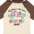 thumbnail image 4 of Inktastic My Mom is the Best Dentist Ever Boys or Girls Long Sleeve Baby Bodysuit, 4 of 5