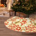 thumbnail image 5 of Bingfone Christmas Tree Skirt Mat Christmas Decoration Interior 36" -Scandinavian Alphabet2, 5 of 6
