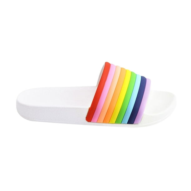 Childrens Girls Rainbow Sliders