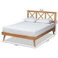 thumbnail image 2 of Bowery Hill Brown Finished Wood Full Size Platform Bed, 2 of 6