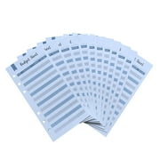 mnjin a set of 12 budget envelopes foreign trade budget cash envelopes blue