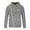 Gray, variant on Herrnalise Men Casual Solid Sports Fitness Sweater Cardigan Hooded Long Sleeve Zipper Sweater Jacket Gray
