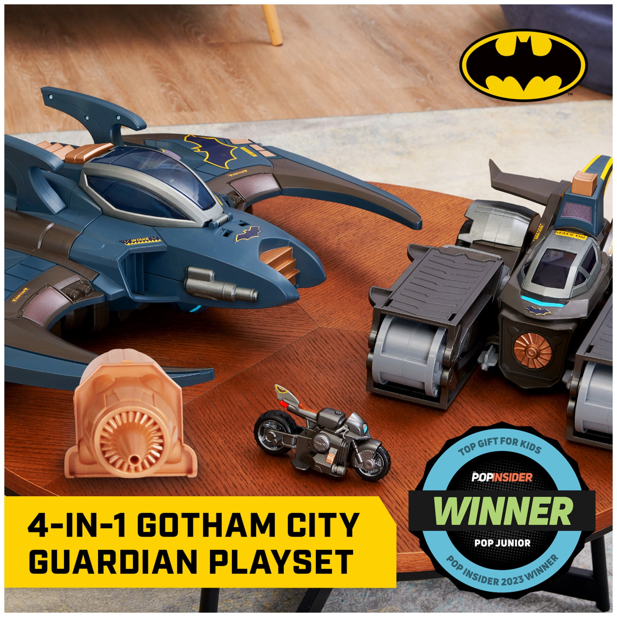 DC, Batman 4-in-1 Transforming Gotham City Guardian Playset