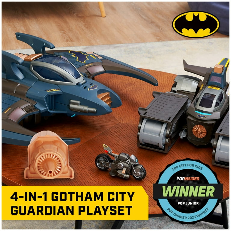 DC Batman Gotham City Guardian Large Playset Toy, 4-in-1