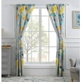 thumbnail image 2 of Global Trends Wildflower Delight Contemporary Curtain Panels, Set of 2, Gray, 94-inch Long, 2 of 6