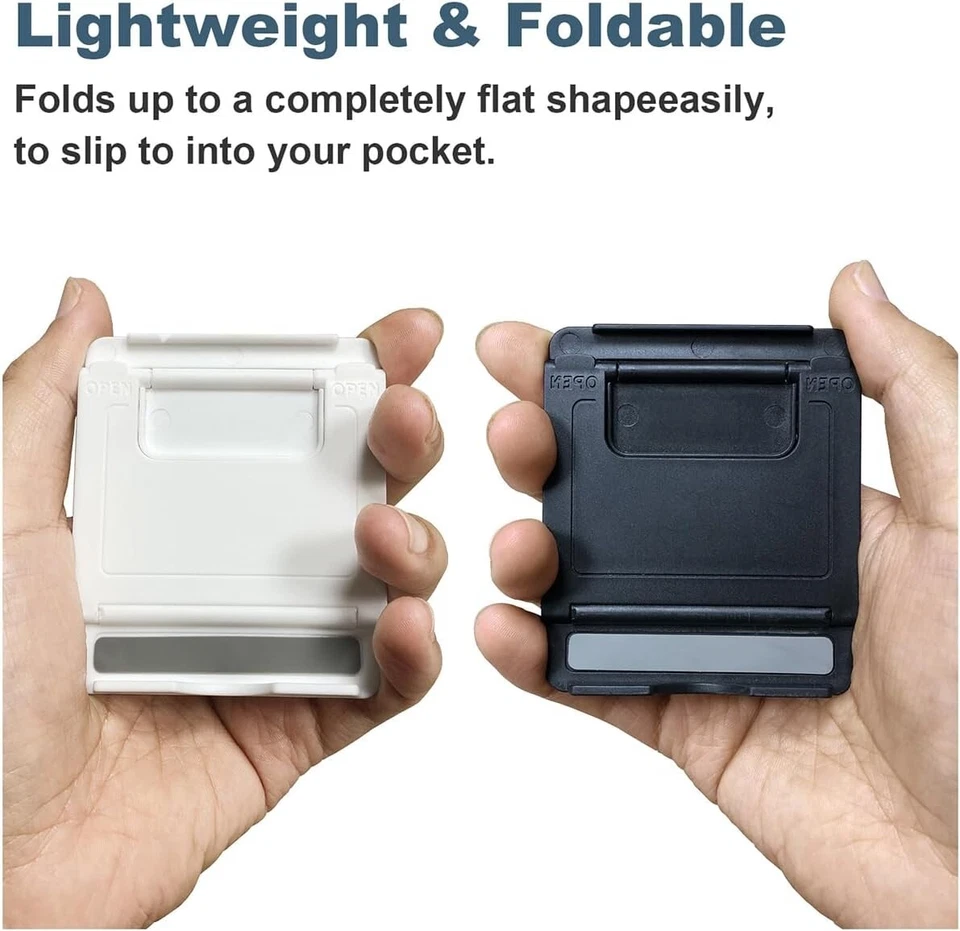 2 Pack Cell Phone Stand, Foldable Phone Holder For Desk Compatible With