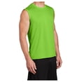 thumbnail image 4 of Yellow Rooster Men's Sleeveless PosiCharge Competitor T-Shirts Lime Shock XS, 4 of 6