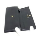 thumbnail image 4 of Pre-Owned Salvatore Ferragamo Vara Ribbon Flap Wallet, Size 22, C127, Black Leather, Women's, 4 of 6