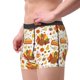 thumbnail image 2 of Balery Thanksgiving With Turkey Calzoncillos bóxer para hombre, ropa interior de algodón suave y transpirable con cinturilla de nailon-Large, 2 of 5