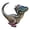 C, variant on Dserhfy Realistic Dinosaur Figurine Resin Dinosaur Statue Weather-Resistant Outdoor Dinosaur Decoration Unique Gift for Kids