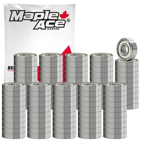 MAPLE ACE 608-ZZ Ball Bearing Supreme Metal Shielded 8x22x7 mm, 608 ZZ