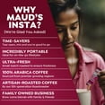 thumbnail image 4 of Maud's Raspberry Chocolate Flavored Instant Coffee, 26 ct, 100% Arabica Coffee, Medium Roast, Instant Hot or Iced Coffee - Just add water, 4 of 6