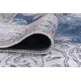thumbnail image 5 of GLN Rugs Akhira Indoor, Machine Washable Area Rug 2'6"x7' Turkish Cream/Navy, 5 of 8