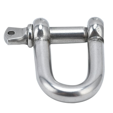 

Fugacal D‑Shaped Bow Shackle Screw Pin Anchor Shackle Strong Carrying Capacity For Chains For Boats For Jeeps