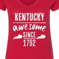 thumbnail image 4 of Inktastic Kentucky is Awesome Since 1792 Women's V-Neck T-Shirt, 4 of 5