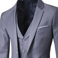 thumbnail image 6 of Atogsazn Men's Casual Blazer V Neck Long Sleeve Dressy Business Wedding Party Jacket Set Fashion Clothing Gray S on Clearance, 6 of 6