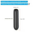 thumbnail image 2 of Uxcell 2.5MM Vinyl Rubber End Caps, 100 Pack Round Bolt Screw Covers Caps for Metal Tubing Bolts, Black, 2 of 7