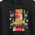 thumbnail image 3 of Coca-Cola - Host The Holidays - Juniors Cropped Long Sleeve Fleece Hoodie, 3 of 5