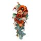 thumbnail image 1 of de novia artificial con , centro de mesa con flores en forma de , elegante decoración nupcial para propuesta de aniversario., 1 of 8