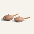thumbnail image 1 of Our Place Always Pan Duo (7 piece) Two Always Pans, two sizes, endless versatility. Spice Ceramic, 1 of 1